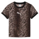 Puma Γυναικεία κοντομάνικη μπλούζα Essentials Graphics Leo Luxe Bedazzled Slim Tee